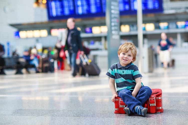 {Updated} 14 Tips For Stress-Free Flying With Babies And Toddlers 5 Baby In Airport