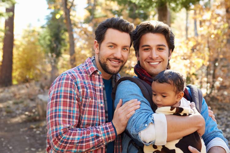 couple with child