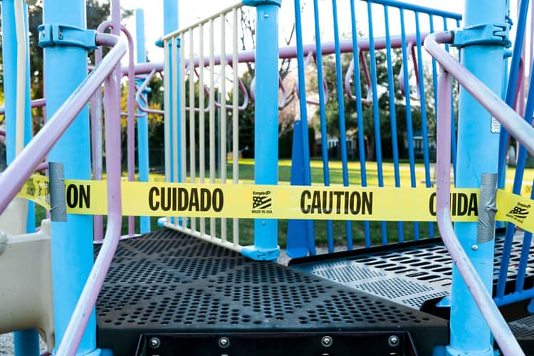 20 Coronavirus Travel Tips to Keep Your Family Safe 5 playground closed due to covid