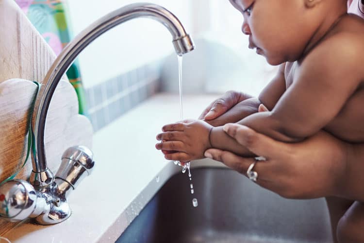 20 Coronavirus Travel Tips to Keep Your Family Safe 9 baby washing hands