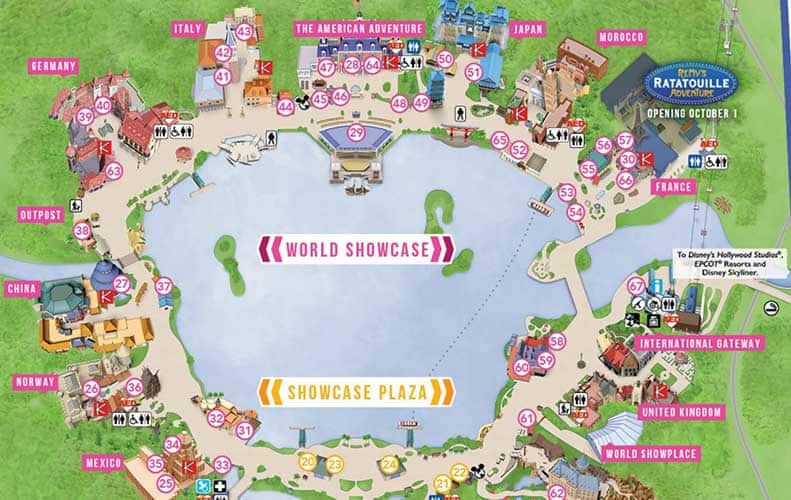 epcot center map