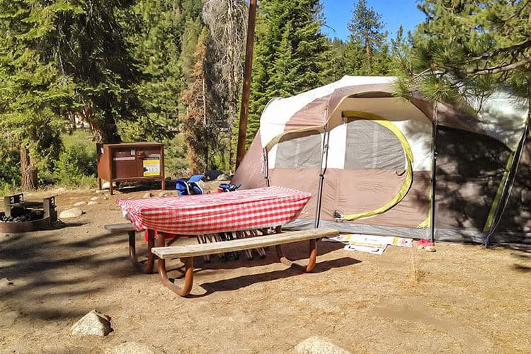 camping as a family