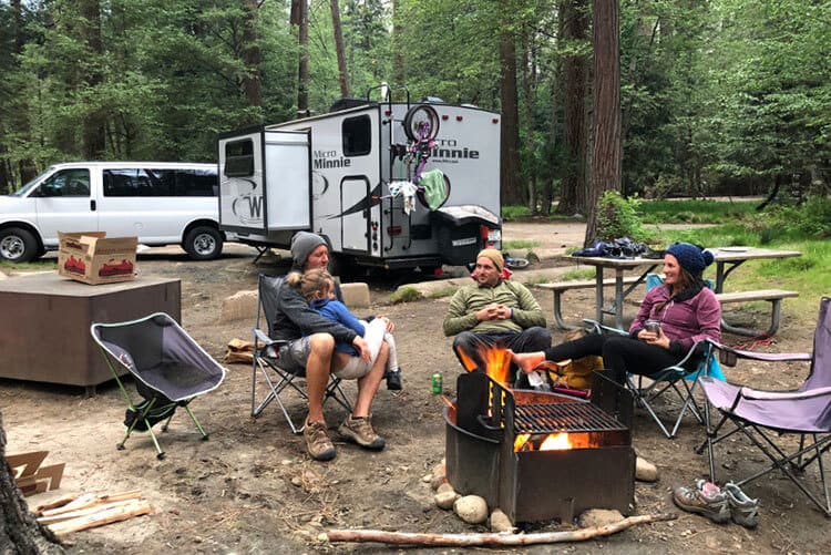 camping at yosemite