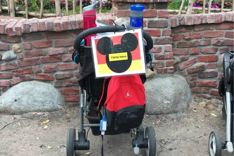 keep track of stroller at animal kingdom