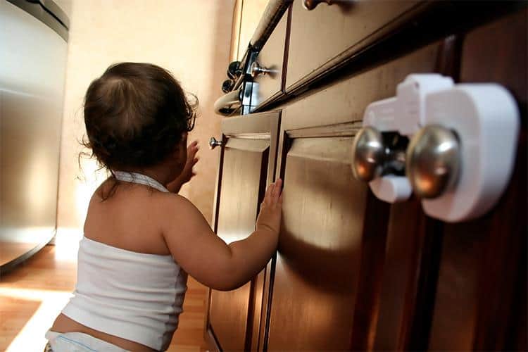 Must-Have Baby Safety Gear: Gates, Outlet Covers &Amp; Cabinet Locks 5 Cabinet Locks: Securing Hazardous Areas