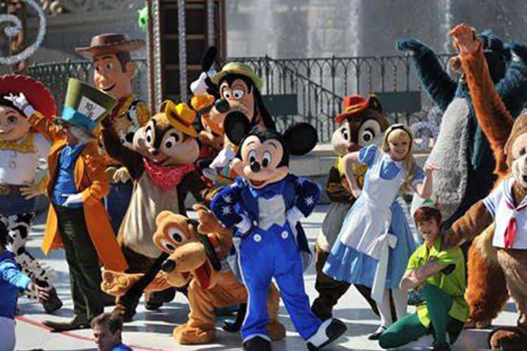 Character Meet and Greet at Disneyland