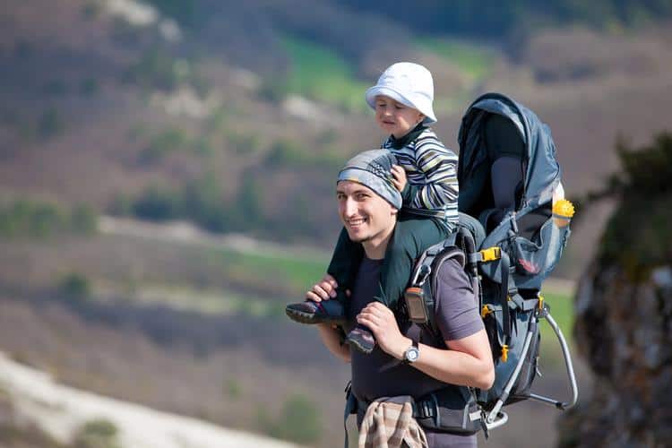 hiking with a baby