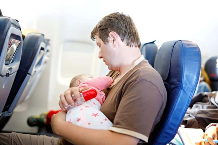flying with a newborn