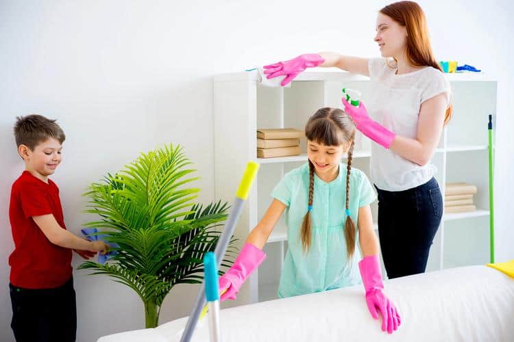 cleaning routine ideas