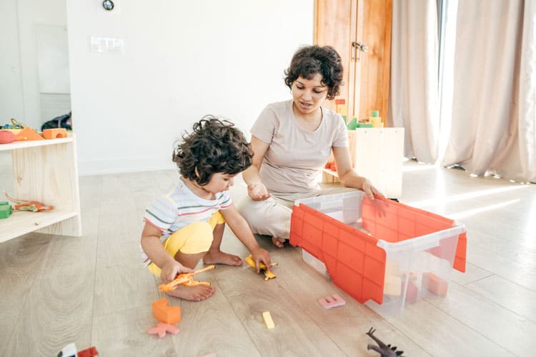 teach your child to clean up