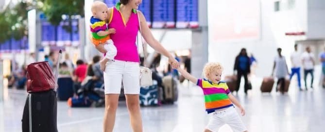 Airport security with a baby