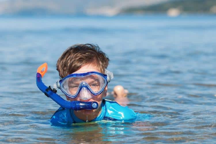 Snorkeling with kids