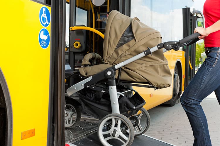 Stroller Onto A Bus