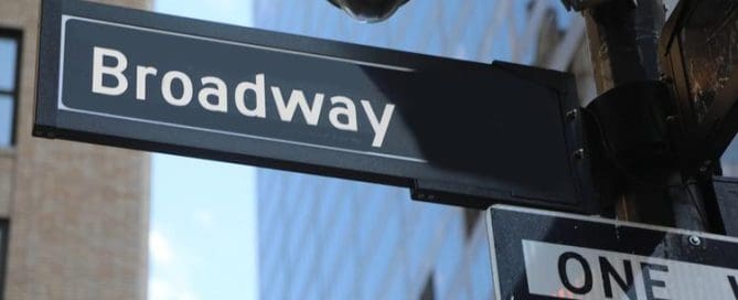 Broadway with a baby