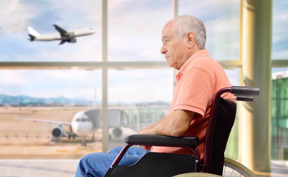 Airports and air travel with wheelchair